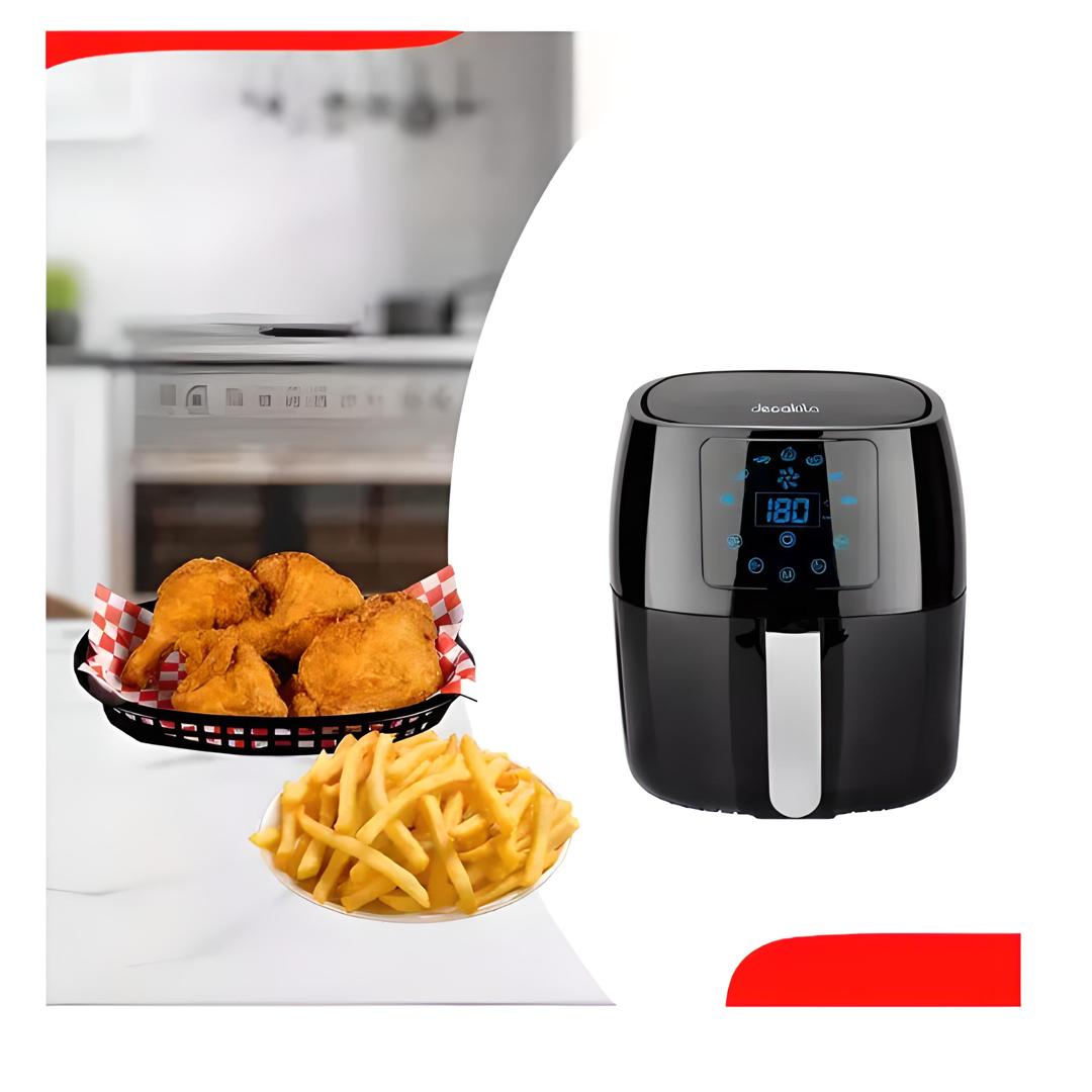 AIR FRYER DECAKILA A AIR DIGITALE 2PIECES 4,5LITRES NOIR KEEC039B
