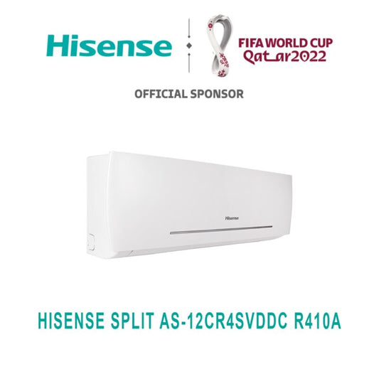 SPLIT HISENSE 12000BTU R410 AS12CR4VDDC