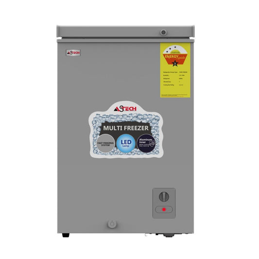 CONGELATEUR ASTECH HORIZONTAL 160L GRIS CH1601G