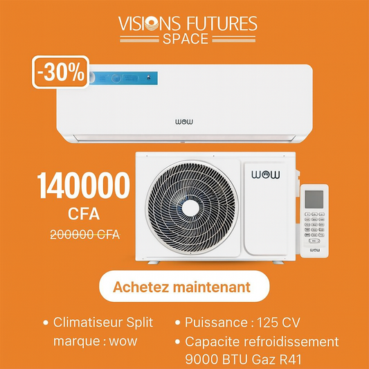 SPLIT WOW 9000BTU GAZ 410